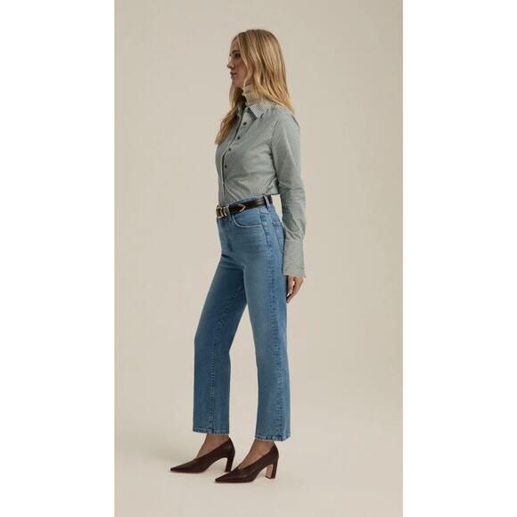 Favorite Daughter Valentina High Rise Straight Jeans 29 - Picture 3 of 9
